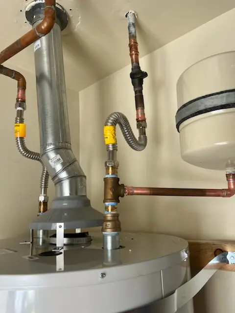 Water heater installation and plumbing repair in West End